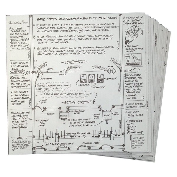 Electronic Specialties Hands On-Line Electrical Training Cards 186